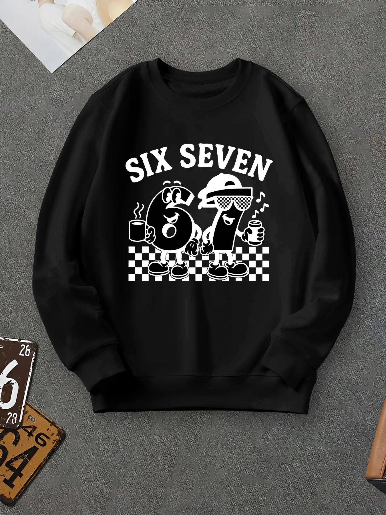 skibidi cartoon hoodie - six seven design