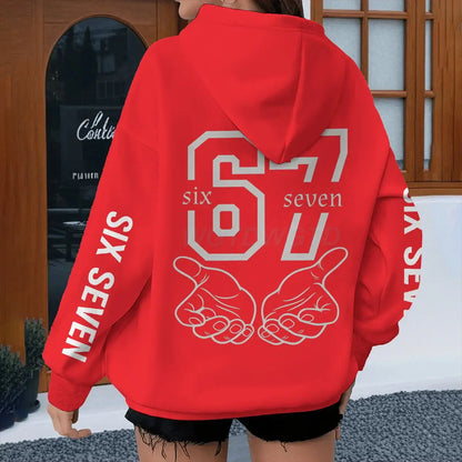 Unisex Cartoon Graphic Hoodie - Skibidi Style