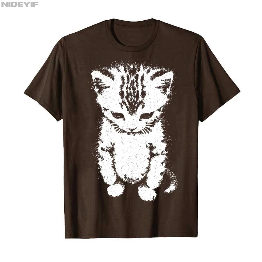 sad kitten meme t-shirt for kids