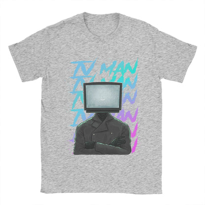 Skibidi Toilet TV Man Graphic T-Shirt for Kids