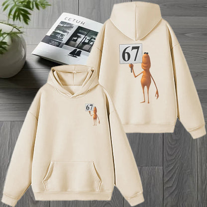 Marcus The Worm Meme Graphic Hoodie