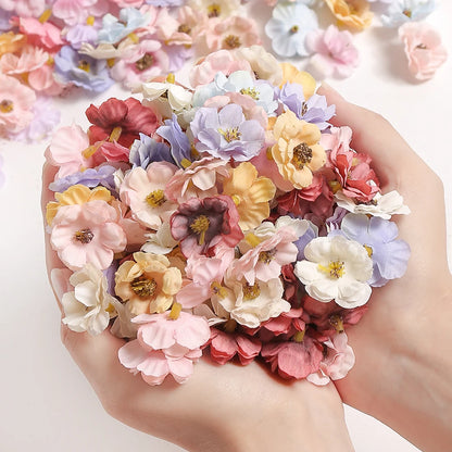 30 Pcs Mini Daisy Artificial Silk Flowers for Crafts