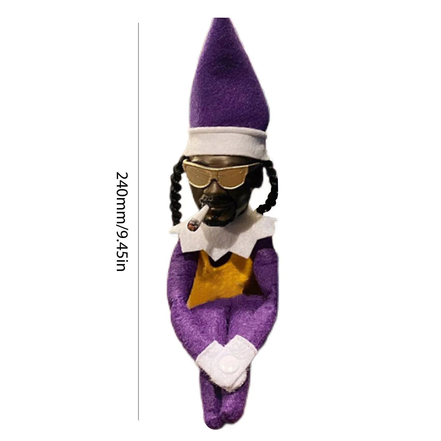 snoop on a stoop christmas elf doll