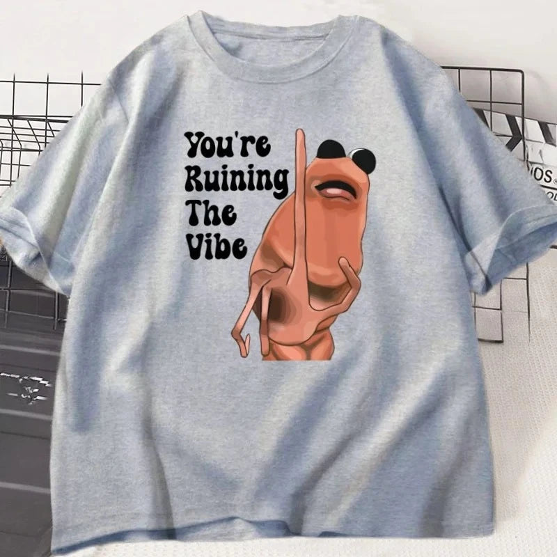 you're ruining the vibe t-shirt for kids