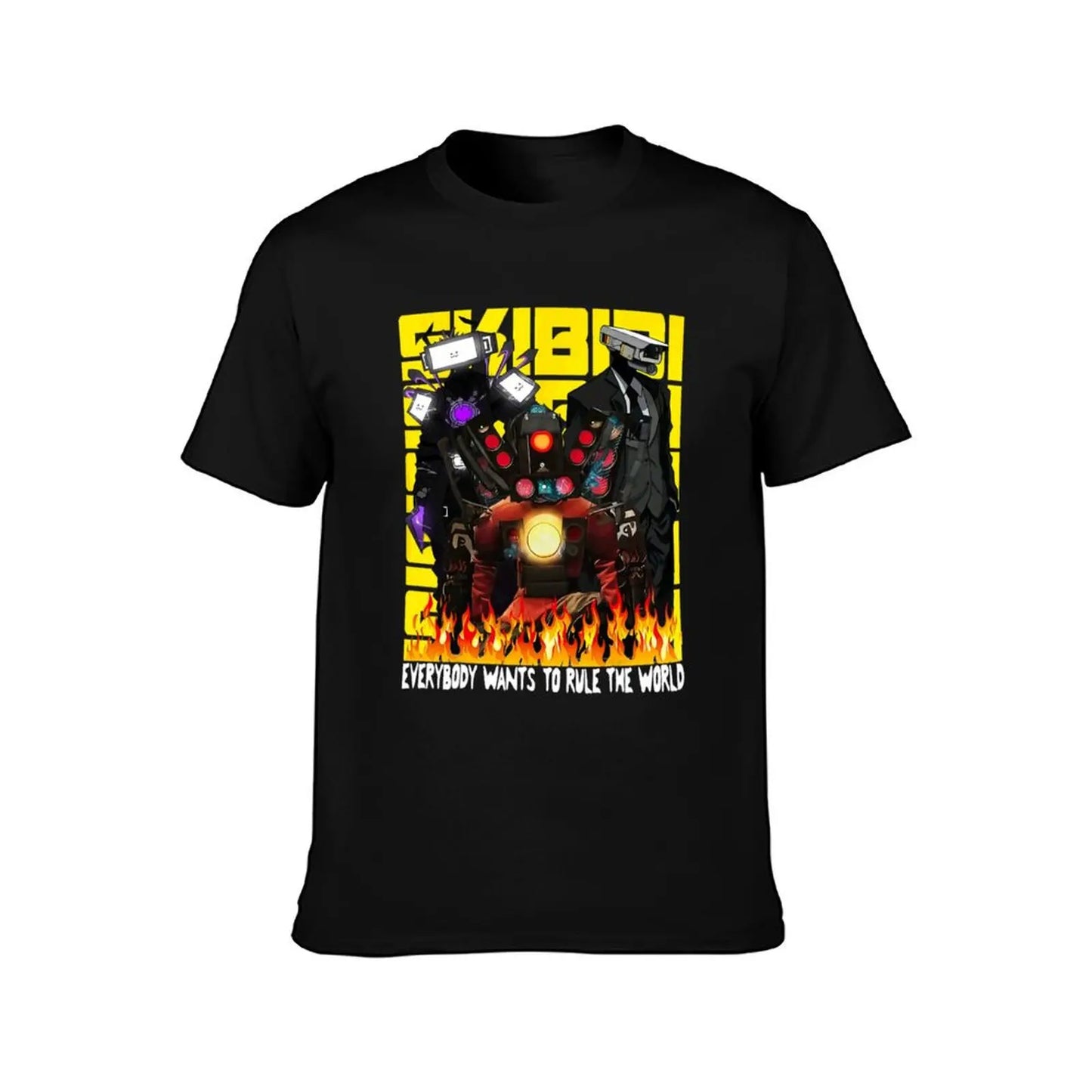 skibidi meme graphic t-shirt for kids