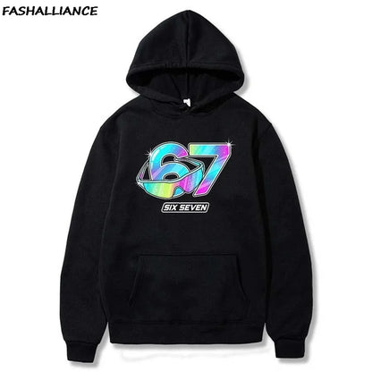 Funny 67 Six Seven Hoodie for Kids
