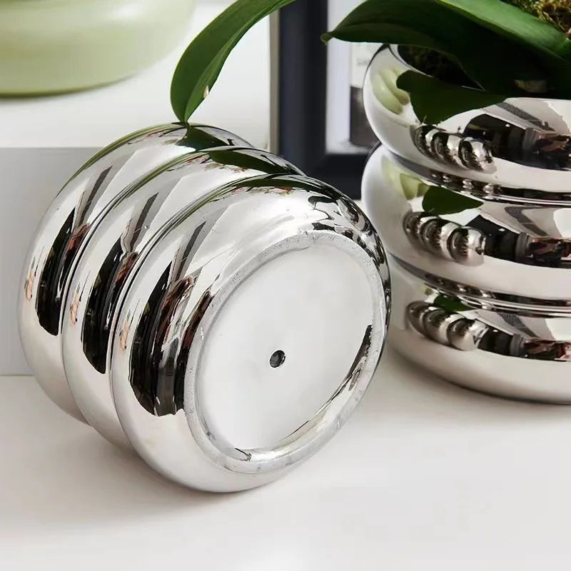 modern ceramic flowerpot for kids' room decor