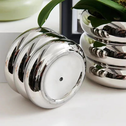 Modern Ceramic Flowerpot for Kids' Room Decor