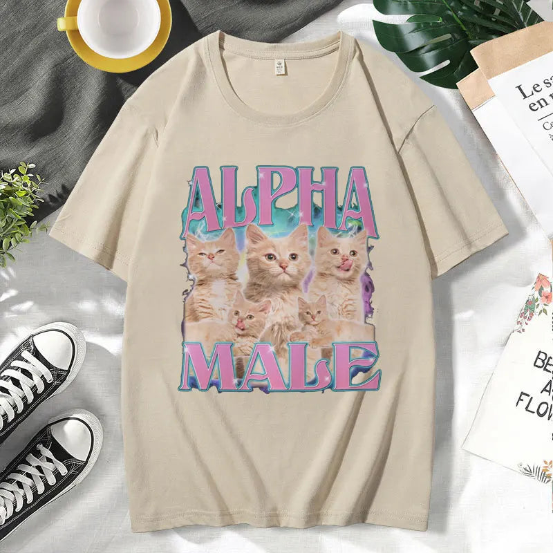 alpha male meme t-shirt for kids