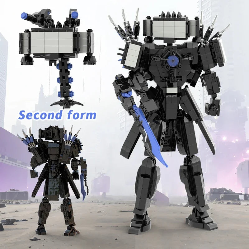 skibidi toilet building blocks toy for kids