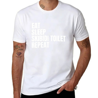 Eat Sleep Skibidi Toilet Repeat T-Shirt