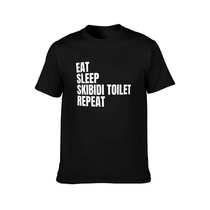 Eat Sleep Skibidi Toilet Repeat T-Shirt