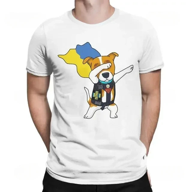 patron dog graphic t-shirt for kids
