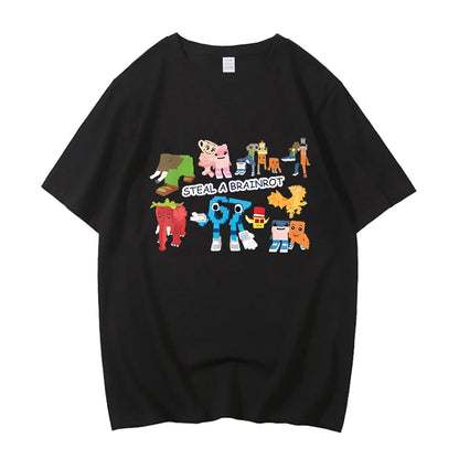 Funny Six Seven Gaming Meme T-Shirt for Boys