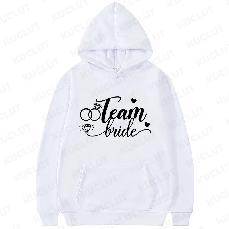 bride tribe hoodies for kids - fun pullover sweatshirts