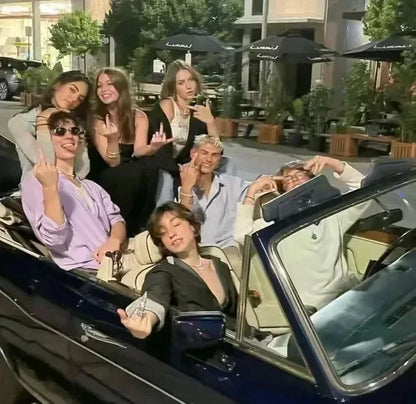 New York Cartoon Bear Sunset Hoodie for Kids