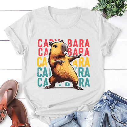 Capybara Graphic T-Shirt for Kids