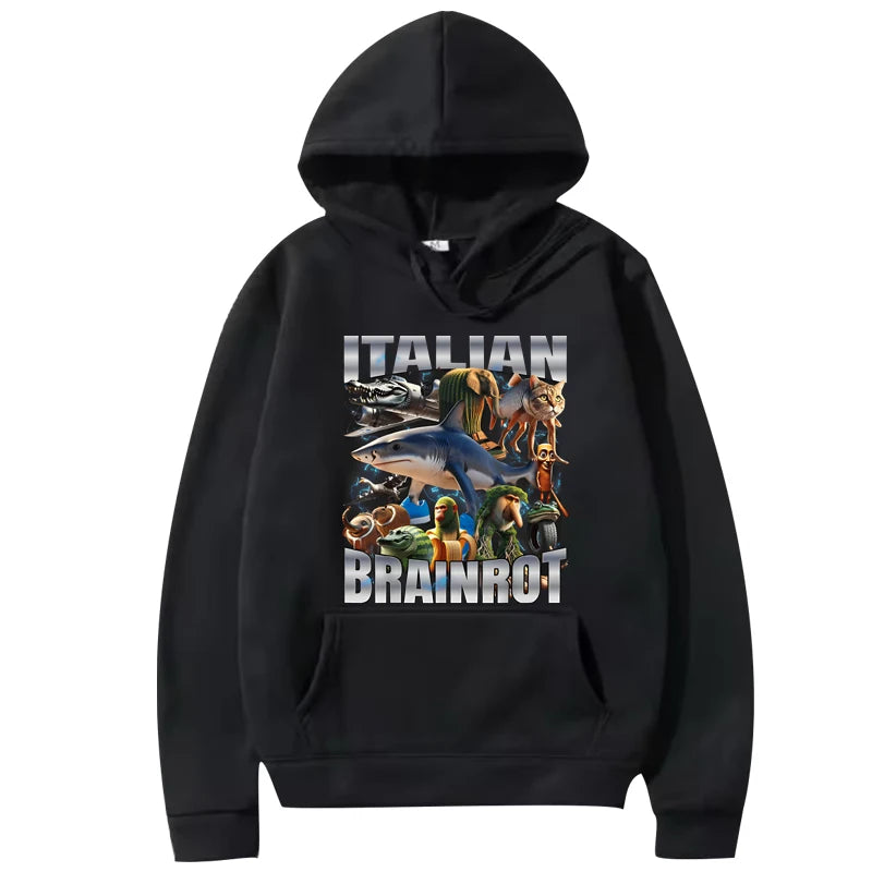 funny meme graphic hoodie for kids