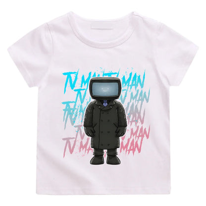 Skibidi Toilet Graphic T-shirt for Kids