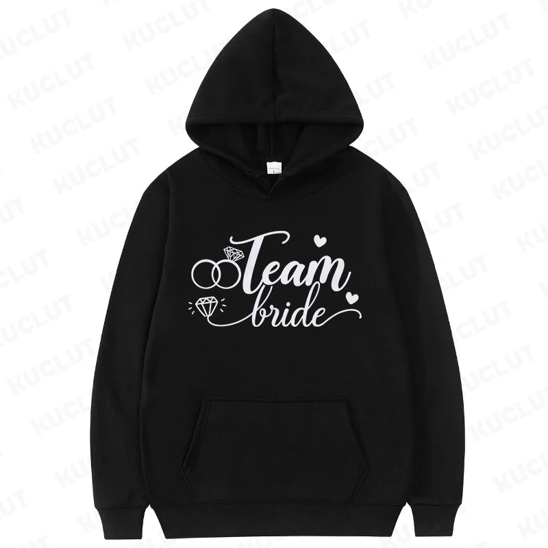 bride tribe hoodies for kids - fun pullover sweatshirts