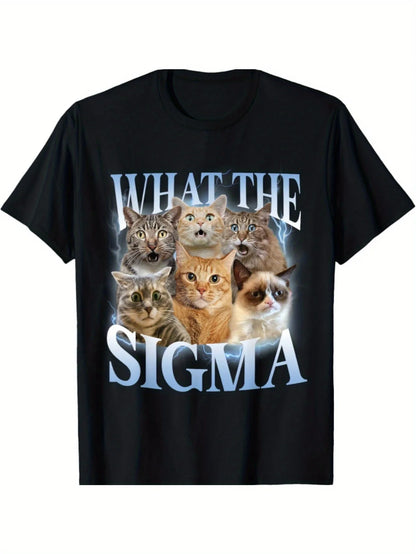 What The Sigma Cat Meme T-Shirt for Kids