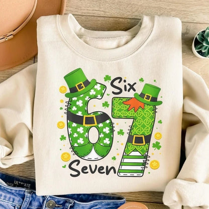 Lucky Clover Design Hoodie for Kids