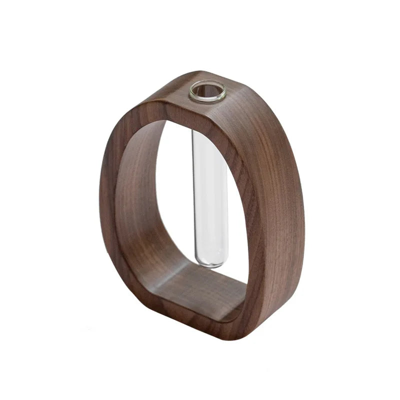 creative wooden flower vase for kids