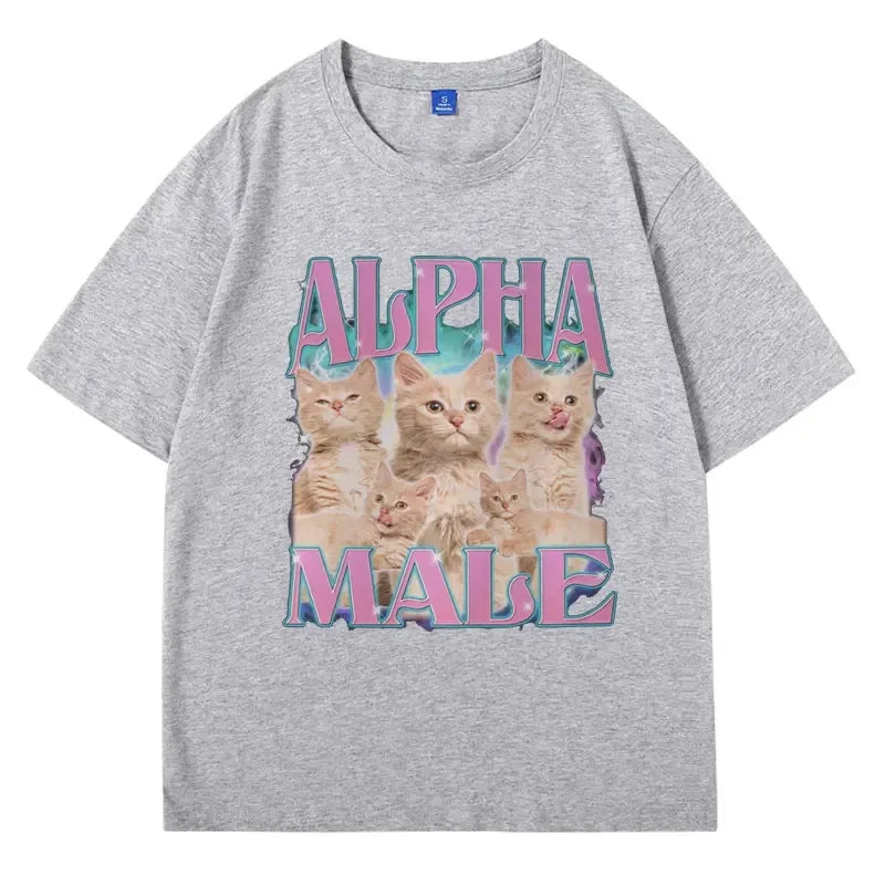 alpha male meme t-shirt for kids