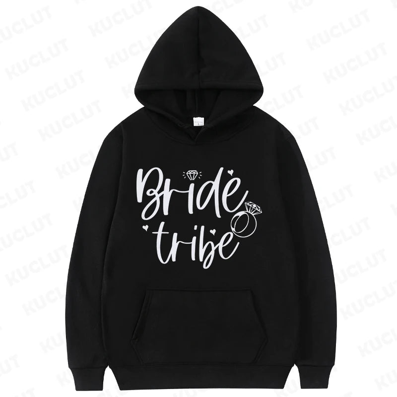 bride tribe hoodies for kids - fun pullover sweatshirts