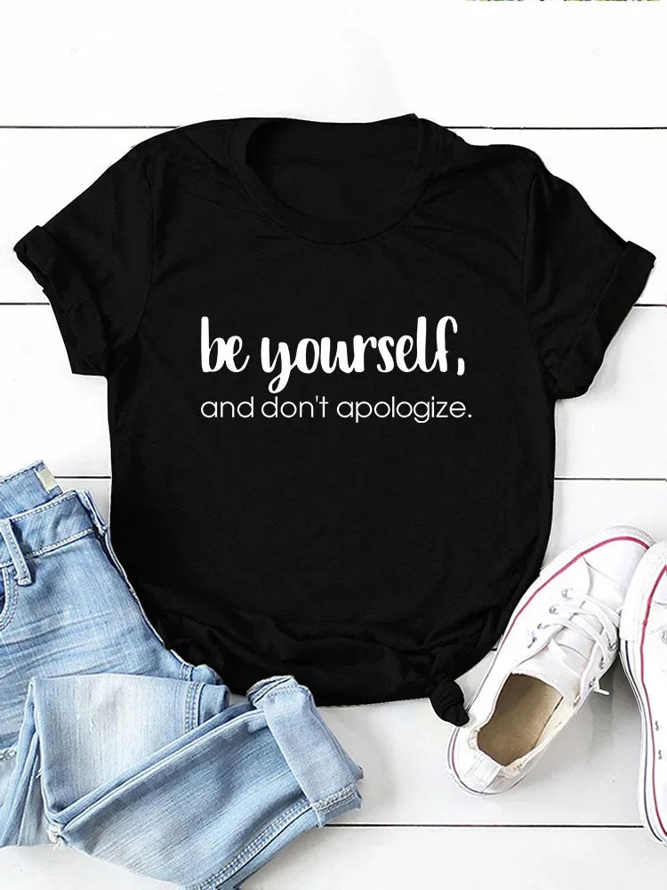 be yourself short-sleeved t-shirt for kids