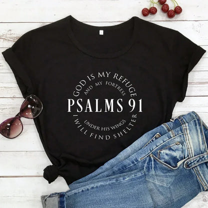 Psalms 91 Graphic T-shirt for Kids