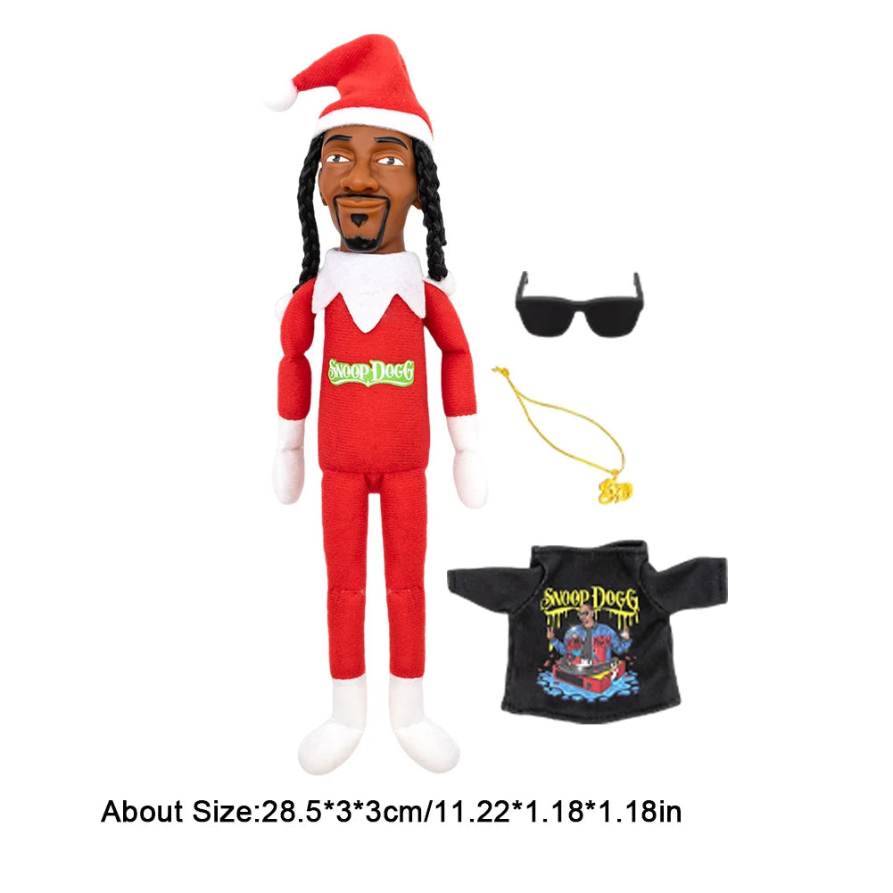 snoop on a stoop christmas elf doll
