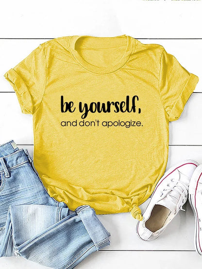 Be Yourself Short-Sleeved T-Shirt for Kids