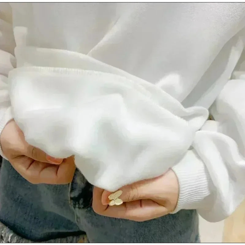 little mermaid graphic sweatshirt for kids