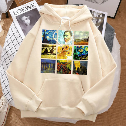 Van Gogh Art Printed Hoodie for Kids