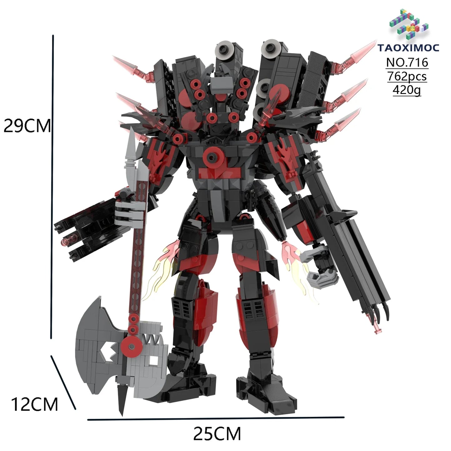 skibidi toilet building blocks toy for kids