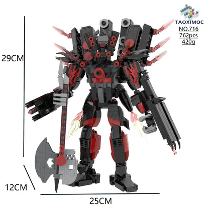 Skibidi Toilet Building Blocks Toy for Kids