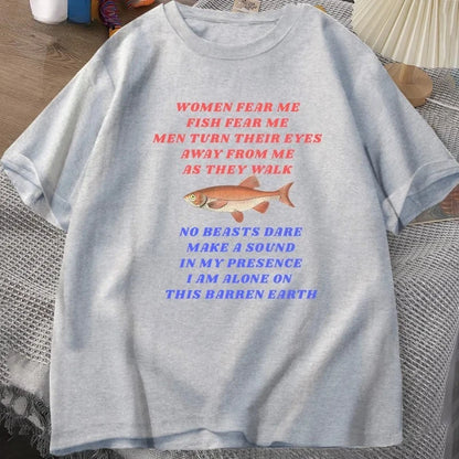 Funny Fishing Meme T-shirt for Kids
