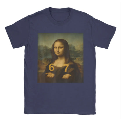 Funny Meme T-Shirt with Mona Lisa Design for Kids