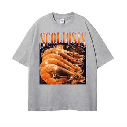 Fun Shrimp Graphic T-Shirt for Kids