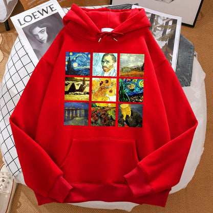 Van Gogh Art Printed Hoodie for Kids