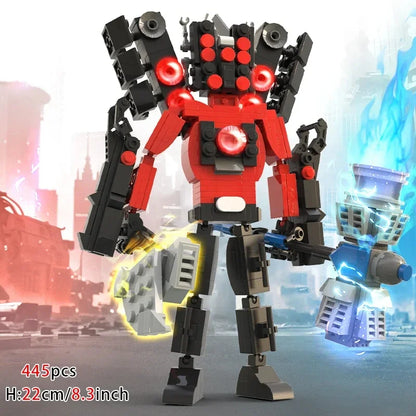 Skibidi Toilet Building Blocks Toy for Kids