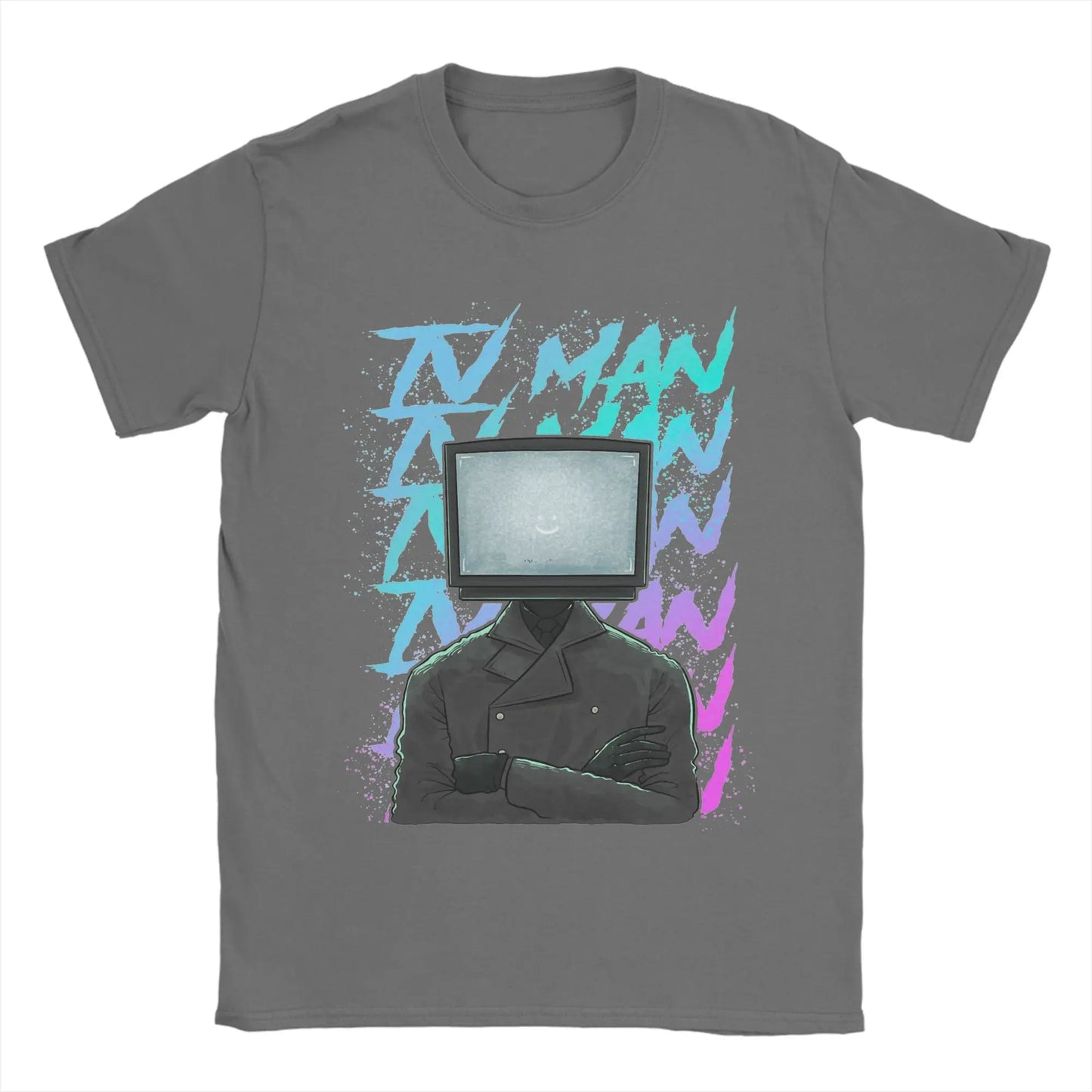 skibidi toilet tv man graphic t-shirt for kids