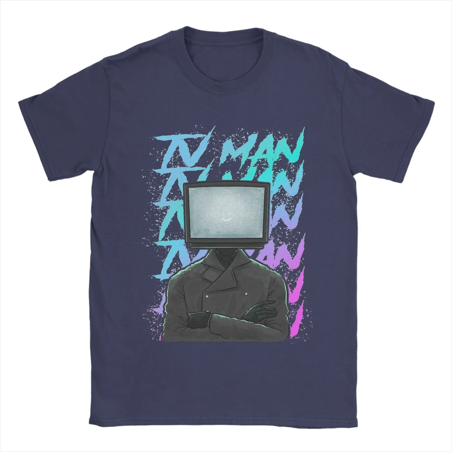 skibidi toilet tv man graphic t-shirt for kids