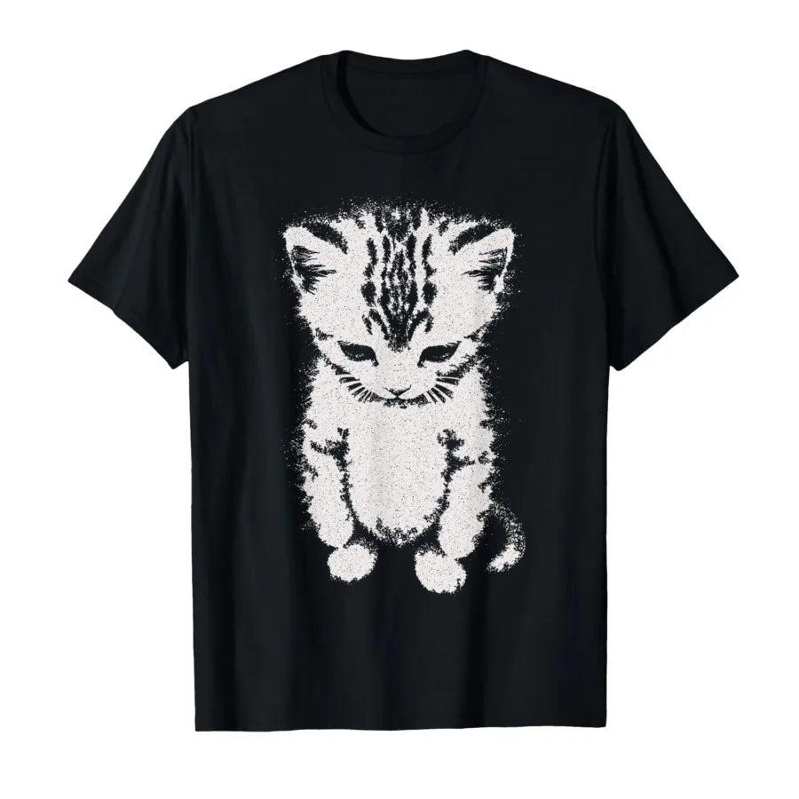 sad kitten meme t-shirt for kids