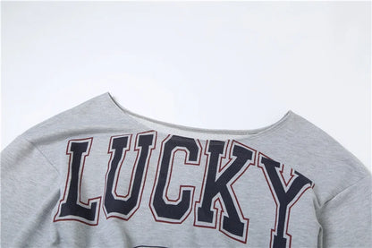 Skew Collar Crop Top for Kids