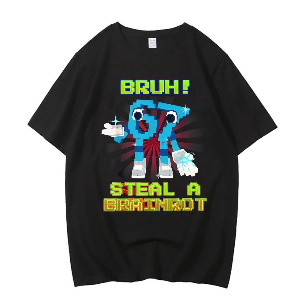 funny six seven gaming meme t-shirt for boys