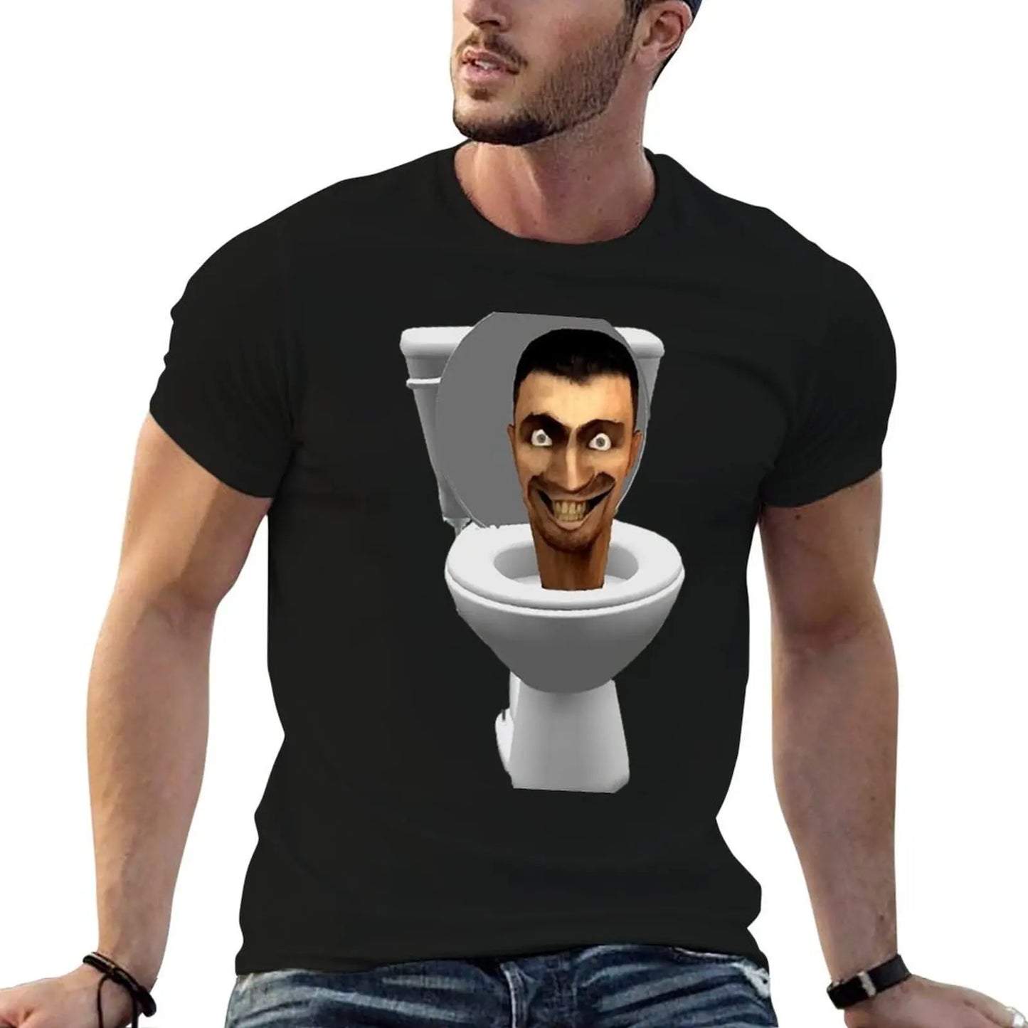 skibidi toilet graphic t-shirt for kids