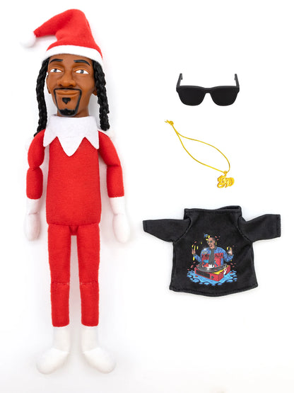 Snoop on a Stoop Christmas Elf Doll