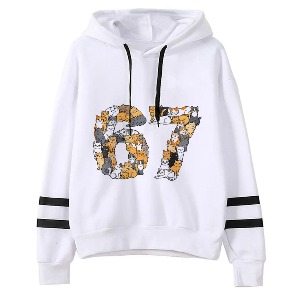 six seven graphic hoodie for kids